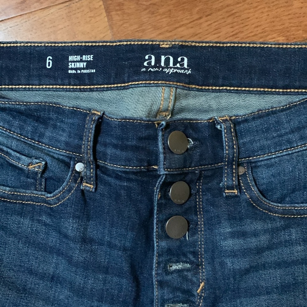 Anna jeans size 6 high-rise skinny - Picture 5 of 5